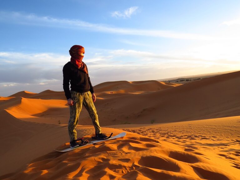 Sandboarding Thrills in the dunes