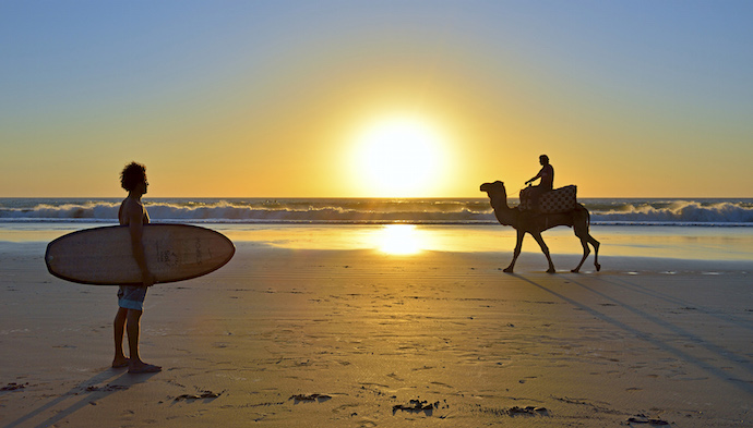 Riding the waves In Morocco